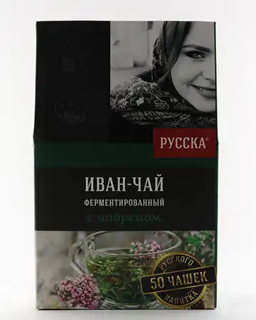 Иван чай Русска ферментированный c чабрецом Фабрика Органик Продукт
