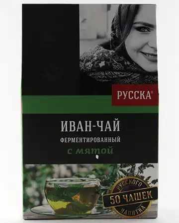 Иван чай Русска ферментированный c мятой Фабрика Органик Продукт