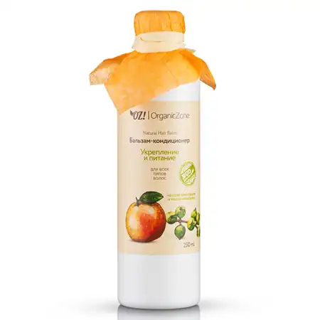 Бальзам-кондиционер "Укрепление и питание" на соке грейпфрута и масле макадамии OZ! OrganicZone